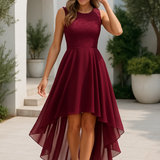 Selara Bay | Women's Lace High-Low Midi Dress