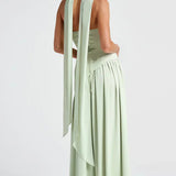 Selara Bay | Women's Strapless High Slit Maxi Dress