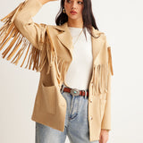 Selara Bay | Women's Fringe Western Style Jacket