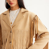 Selara Bay | Women's Fringe Western Style Jacket