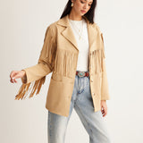 Selara Bay | Women's Fringe Western Style Jacket