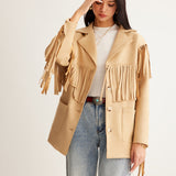 Selara Bay | Women's Fringe Western Style Jacket