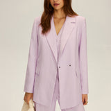Selara Bay | Women's Belted Wrap Tailored Blazer