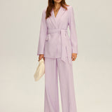 Selara Bay | Women's Belted Wrap Tailored Blazer