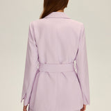 Selara Bay | Women's Belted Wrap Tailored Blazer