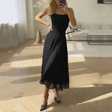 Selara Bay | Women's Square Neck A-Line Maxi Dress