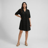 Selara Bay | Women's Button Front Shirt Mini Dress