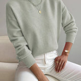Selara Bay | Women's Mock Neck Knit Sweater