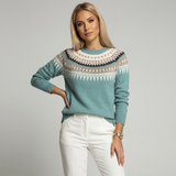Selara Bay | Women's Fair Isle Knit Sweater