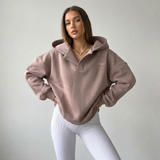 Selara Bay | Women's Oversized Pullover Hooded Sweatshirt