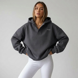 Selara Bay | Women's Oversized Pullover Hooded Sweatshirt