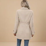 Selara Bay | Women's Belted Button Front Coat