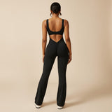 Selara Bay | Women's Sleeveless Flared Jumpsuit