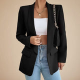 Selara Bay | Women's Open Front Tailored Blazer