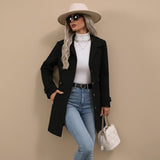 Selara Bay | Women's Belted Button Front Coat