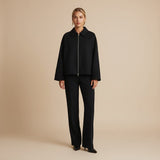 Selara Bay | Women's Zip Front Collared Jacket