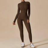 Selara Bay | Women's Long Sleeve Zip Front Jumpsuit