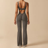 Selara Bay | Women's Sleeveless Flared Jumpsuit