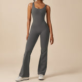 Selara Bay | Women's Sleeveless Flared Jumpsuit