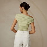 Selara Bay | Women's Off-Shoulder Ruched Top