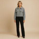 Selara Bay | Women's Zip Front Utility Jacket