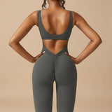 Selara Bay | Women's Sleeveless Flared Jumpsuit