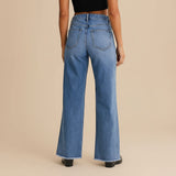 Selara Bay | Women's High Waist Straight Leg Jeans