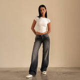Selara Bay | Women's Wide Leg Denim Jeans