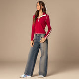 Selara Bay | Women's Wide Leg Denim Jeans