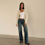 Selara Bay | Women's Wide Leg Denim Jeans