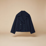 Selara Bay | Women's Double Breasted Cropped Peacoat