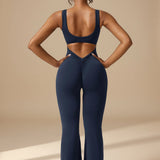 Selara Bay | Women's Sleeveless Flared Jumpsuit