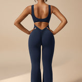 Selara Bay | Women's Sleeveless Flared Jumpsuit