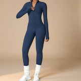 Selara Bay | Women's Long Sleeve Zip Front Jumpsuit
