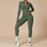 Selara Bay | Women's Long Sleeve Zip Front Jumpsuit