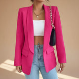 Selara Bay | Women's Open Front Tailored Blazer