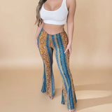 Selara Bay | Women's Printed Flare Leg Pants