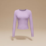 Selara Bay | Women's Long Sleeve Fitted Crew Neck Top