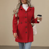 Selara Bay | Women's Belted Button Front Coat