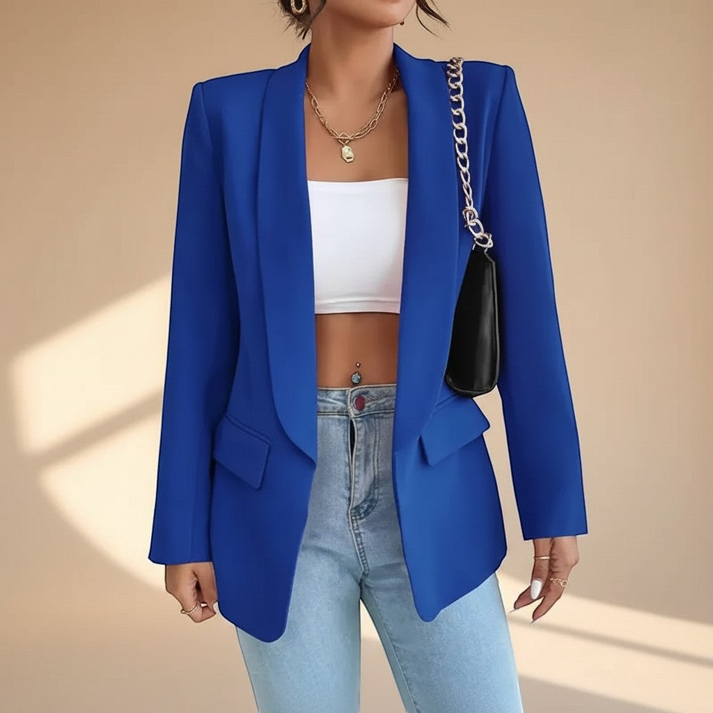 Selara Bay | Women's Open Front Tailored Blazer