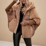 Selara Bay | Women's Hooded Faux Fur Puffer Jacket