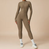 Selara Bay | Women's Long Sleeve Zip Front Jumpsuit