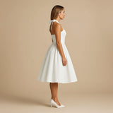 Selara Bay | Women's Halter Neck A-Line Midi Dress