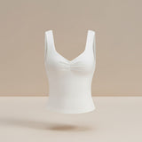 Selara Bay | Women's Sweetheart Neck Sleeveless Top